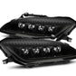 AlphaRex 99-09 Honda S2000 NOVA-Series Projector LED Headlights - Alpha-Black