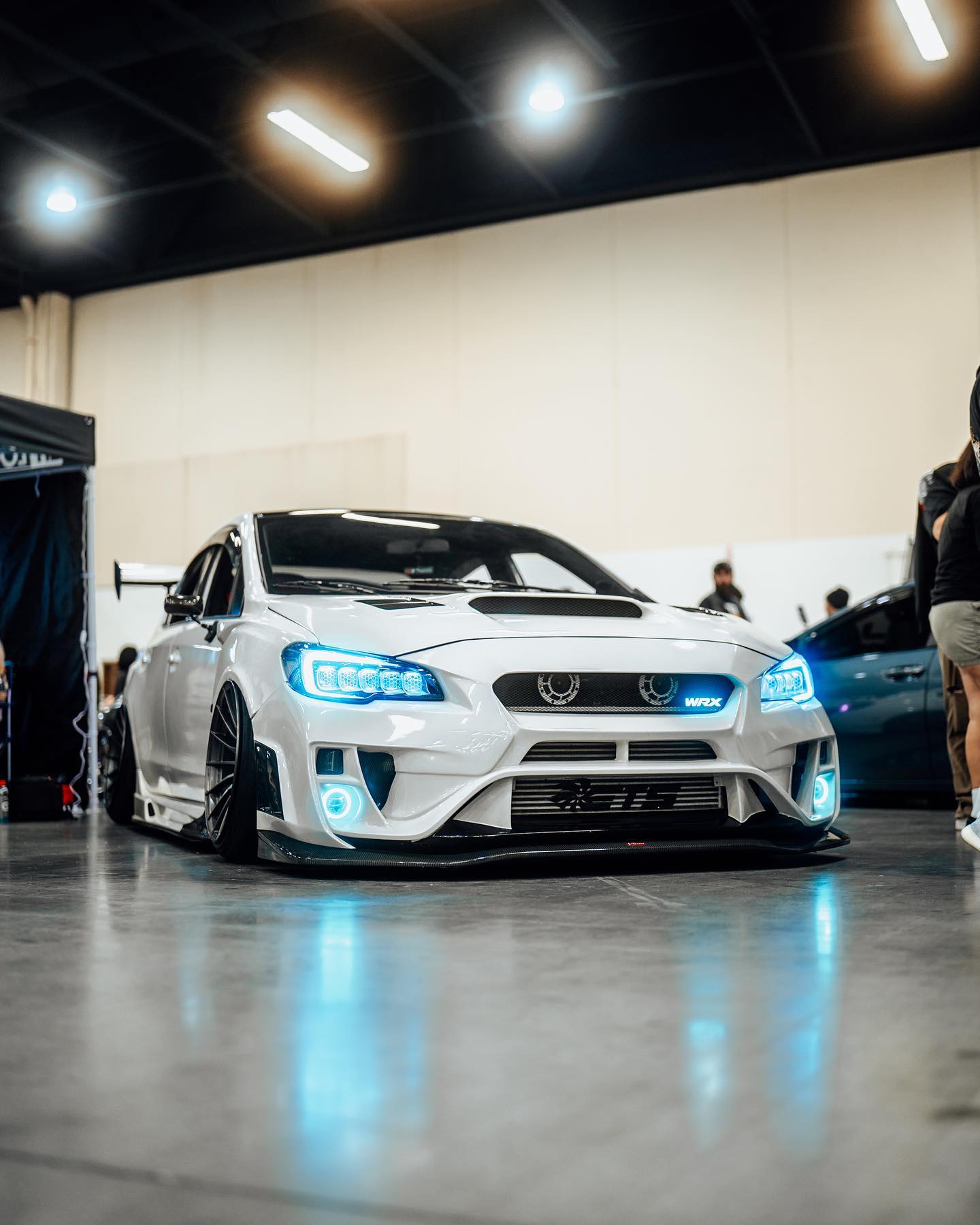 Lit Logos WRX Grill Badge | 2000-2024+ WRX - Graveyard Performance