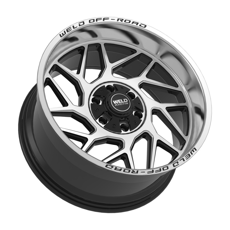Weld Off-Road W118 20x9 Fulcrum 8x170 ET-00 BS 5.00 125.1 Gloss Black Machined Wheel - Graveyard Performance