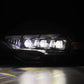 AlphaRex 18-20 Ford Mustang NOVA LED Proj Headlights Black w/Activ Light/Seq Signal/Switch DRL