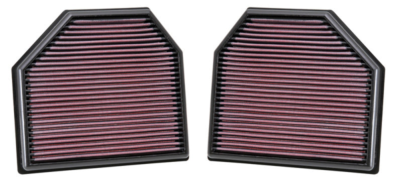 K&N Replacement Air Filter for 11-14 BMW M5/M6 4.4L V8 / 2015 M4/M3 3.0L I6  (2 per box) - Graveyard Performance