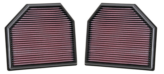 K&N Replacement Air Filter for 11-14 BMW M5/M6 4.4L V8 / 2015 M4/M3 3.0L I6  (2 per box) - Graveyard Performance