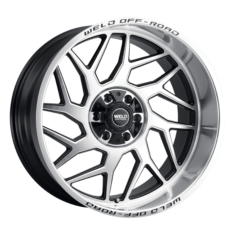 Weld Off-Road W118 20x9 Fulcrum 8x170 ET-00 BS 5.00 125.1 Gloss Black Machined Wheel - Graveyard Performance