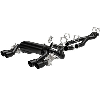 MagnaFlow 15 BMW M3/M4 L6 3.0L SS Cat-Back Perf. Sport Quad Split Rear Exit Exht - 3.5in Black Tips - Graveyard Performance