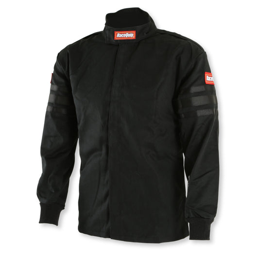 RaceQuip Black Trim SFI-1 JR. Jacket - Kids XXS