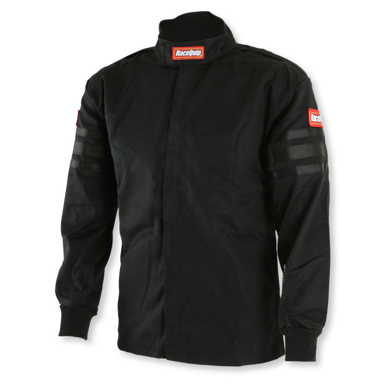 RaceQuip Black Trim SFI-1 JR. Jacket - Kids Large - Graveyard Performance