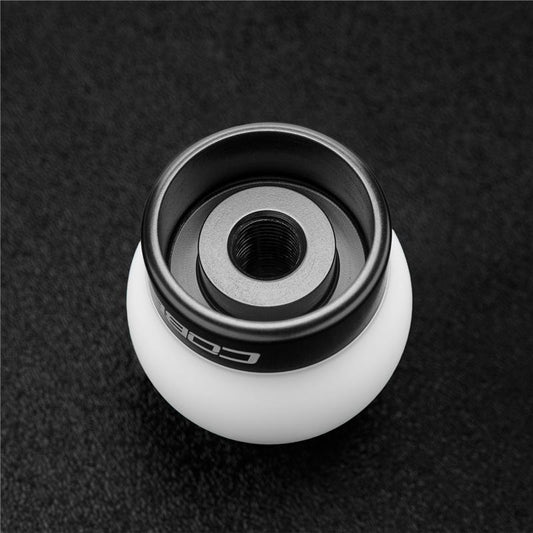 Cobb Ford Mustang Shift Knob White with Black Base