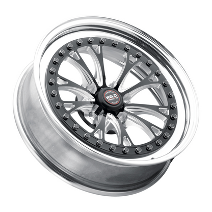 Weld Vitesse 17x5 / 5x4.75 BP / 2.2in. BS Black Wheel - High Pad - Graveyard Performance