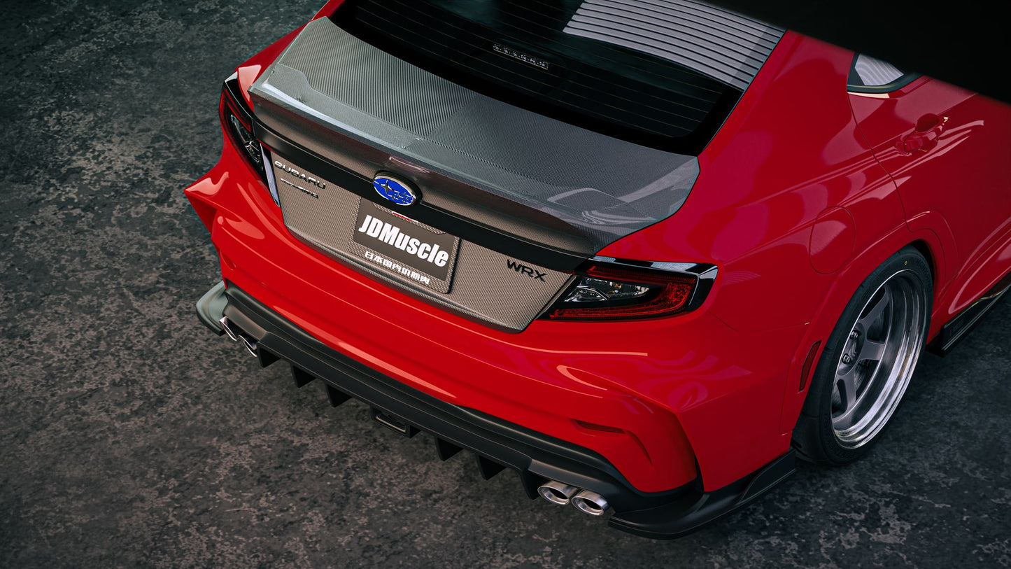 JDMuscle [22-25 WRX] Evolution Rear Bumper