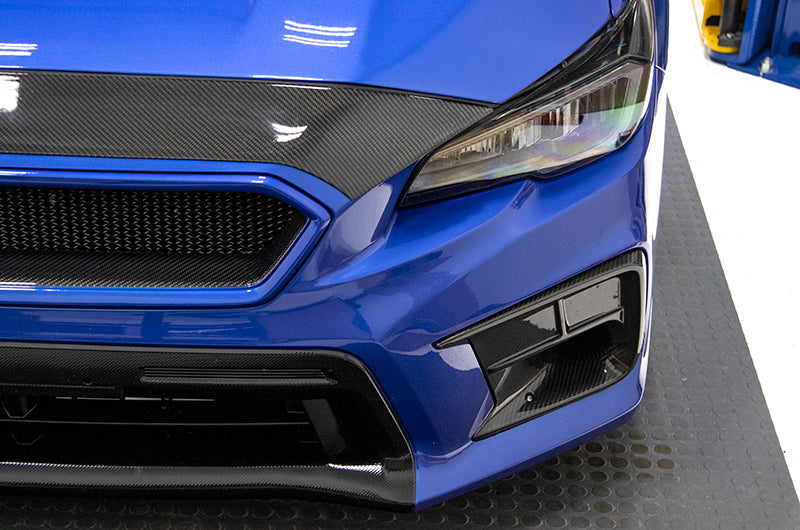 OLM Carbon Fiber Upper Front Bumper Cover - 2015-2021 Subaru WRX / STI - Graveyard Performance