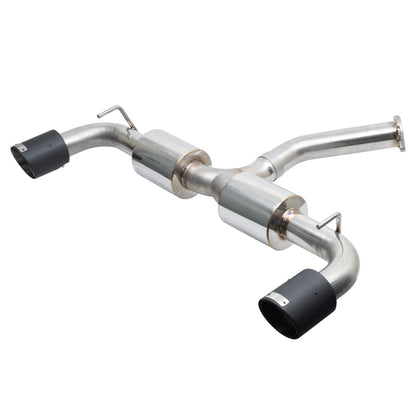 Injen 19-22 Hyundai Veloster N L4 2.0L Turbo Performance SS Axle Back Exhaust System - Carbon Tips - Graveyard Performance