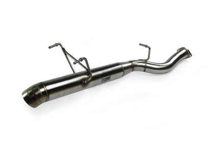 ISR Performance Series II - EP Single Tip Blast Pipe Exhaust - Resonated - 89-94 Nissan 240sx (S13) - Graveyard Performance