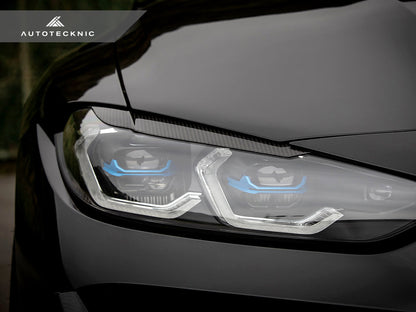 AutoTecknic Carbon Fiber Headlight Trim Set - G80 M3 | G82/ G83 M4 - Graveyard Performance