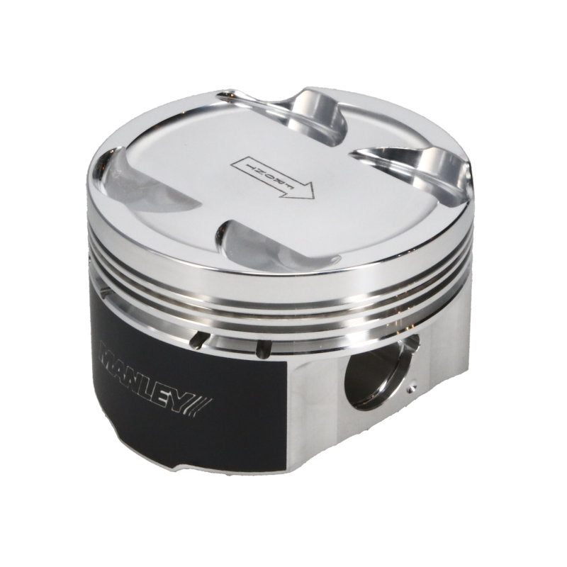Manley 93-98 Toyota Supra Turbo (2JZGTE) 86.5mm +.5mm Oversized Bore 8.5:1 Dish Piston Set with Ring - Graveyard Performance