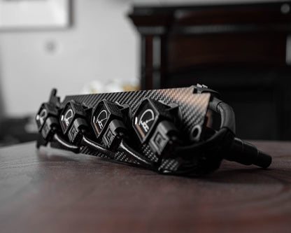 JDC "Show Series" Carbon Fiber Coil On Plug Mounting Plate (Evo 4-9) - Graveyard Performance