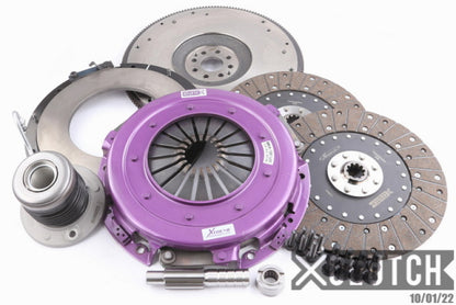 XClutch 05-10 Ford Mustang GT 4.6L 10.5in Twin Solid Organic Clutch Kit - Graveyard Performance