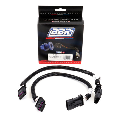 BBK 18-20 Ford Mustang GT O2 Sensor Wire Harness Extensions 16in (Pair) - Graveyard Performance