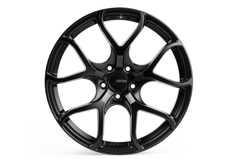 APR A01 Flow Formed - 19X8.5 - 5x112 - ET45 - Satin Black Wheel - Graveyard Performance