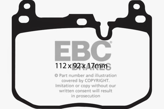 EBC 2017+ BMW M240 Coupe Bluestuff Front Brake Pads - Graveyard Performance