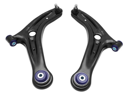 Superpro 13-17 Ford Fiesta Complete Front Lower Control Arm Kit (Caster Increase) - Graveyard Performance