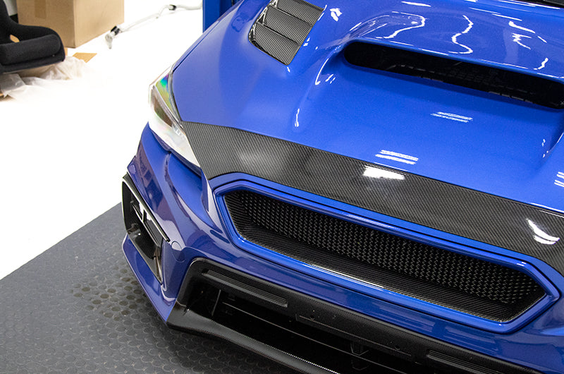 OLM Carbon Fiber Upper Front Bumper Cover - 2015-2021 Subaru WRX / STI - Graveyard Performance