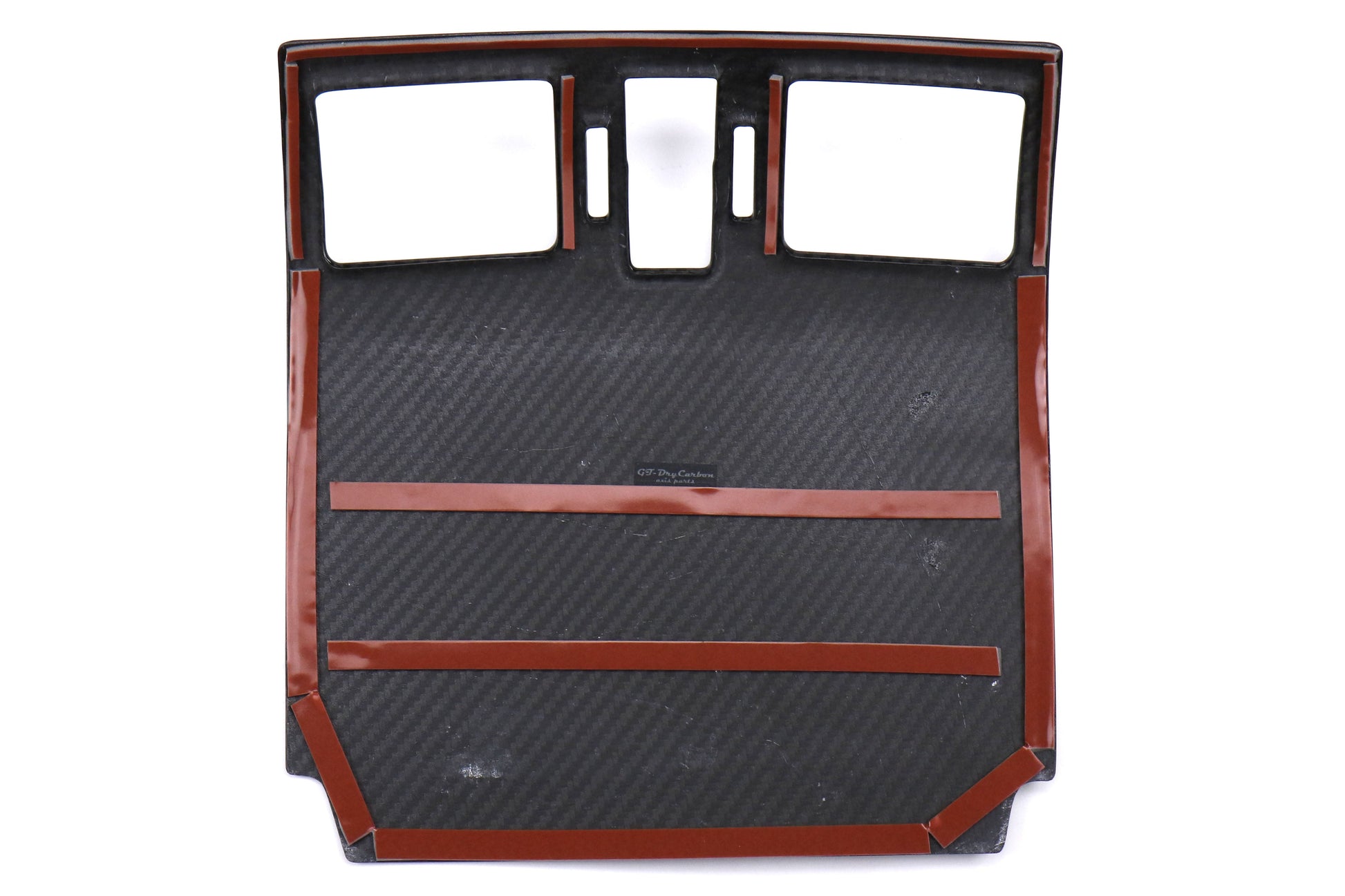 OLM LE Dry Carbon Fiber Center AC Trim Covers - 2016-2021 Subaru WRX / STI 2014-2018 Forester 2016-2017 Crosstrek - Graveyard Performance