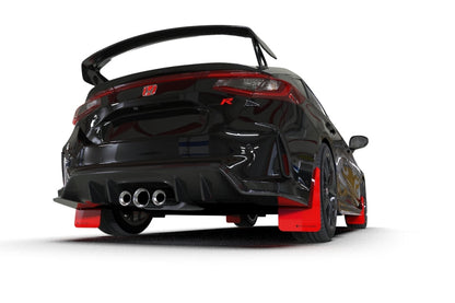 Rally Armor 23-26 Honda Civic Type R Red Mud Flap Black Logo - Graveyard Performance