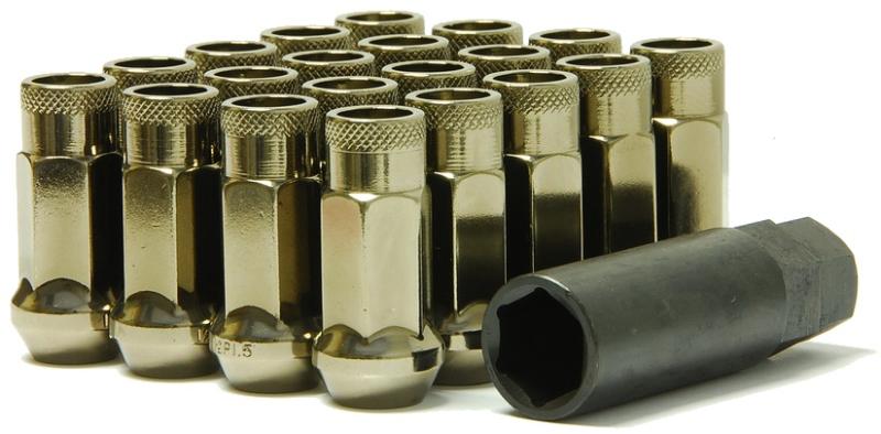 Wheel Mate Muteki SR48 Open End Lug Nuts - Titanium 12x1.25 48mm - Graveyard Performance