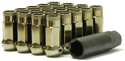 Wheel Mate Muteki SR48 Open End Lug Nuts - Titanium 12x1.25 48mm - Graveyard Performance