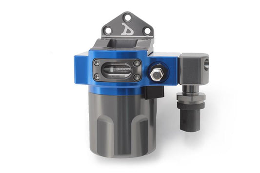 Injector Dynamics Inlet or Outlet Adaptor for F750 Fuel Filter 8AN Male - Black