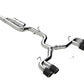 MBRP 2022 Volkswagen Golf R MK8 3in Cat-Back Quad Rear w/ Carbon Fiber Tips Valve Delete Exhaust