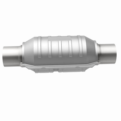 MagnaFlow Conv Univ 3in Inlet/Outlet Center/Center Round 9in Body L x 5.125in W x 13in Overall L - Graveyard Performance