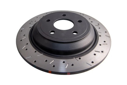 DBA 2016-2017 Ford Focus RS Rear Drilled & Slotted 4000 Series Rotor - Graveyard Performance