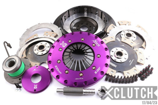 XClutch 07-12 Ford Mustang Shelby GT500 5.4L 9in Triple Solid Ceramic Clutch Kit