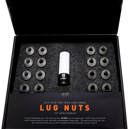 Mishimoto Steel Locking Lug Nuts M14x1.5 20pc Set Silver - Graveyard Performance