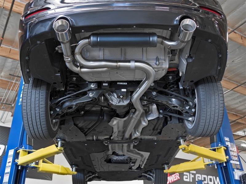 afe POWER MACH Force-Xp 16-17 BMW 340i/340ix/ 3.0L 304 SS Cat-Back Exhaust System - Graveyard Performance