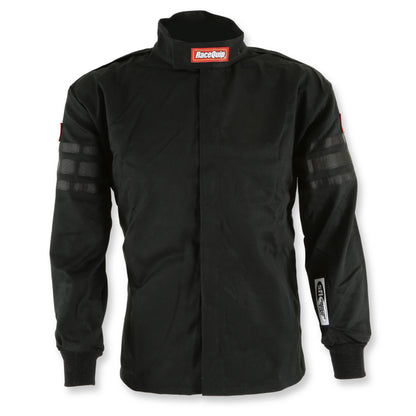 RaceQuip Black Trim SFI-1 JR. Jacket - Kids XXS - Graveyard Performance