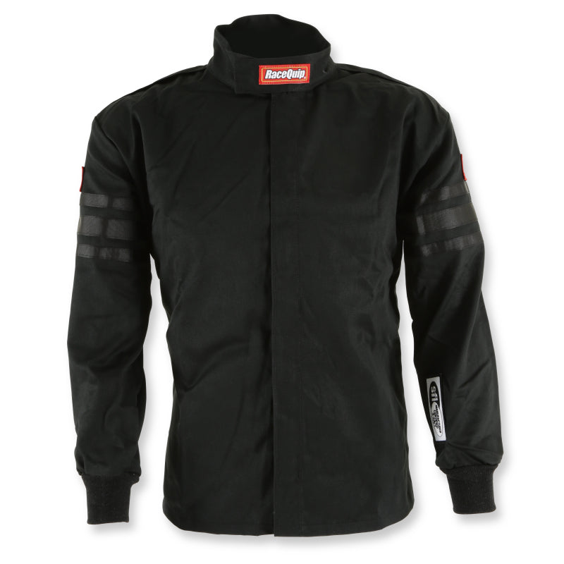 RaceQuip Black Trim SFI-1 JR. Jacket - Kids Large - Graveyard Performance