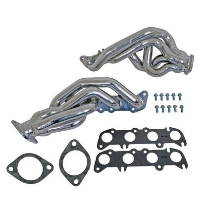 BBK 11-14 Mustang GT Shorty Tuned Length Exhaust Headers - 1-5/8 Silver Ceramic - Graveyard Performance