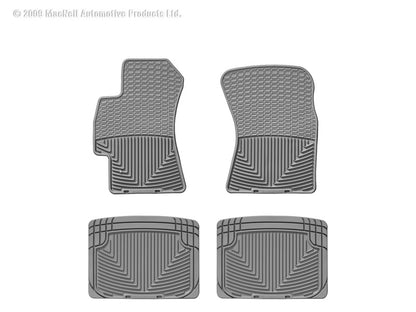 WT Rubber Mats - Rear - Grey - Graveyard Performance