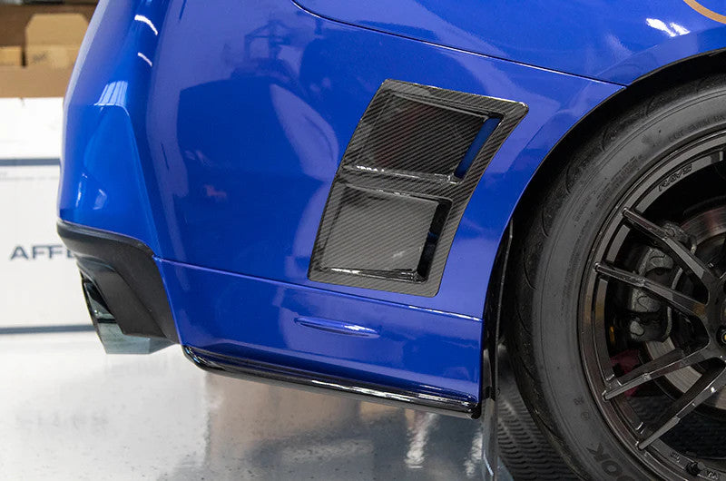 OLM Paint Matched/Gloss Black Rear Bumper Lip - World Rally Blue - 2015-2021 Subaru WRX / STI - Graveyard Performance