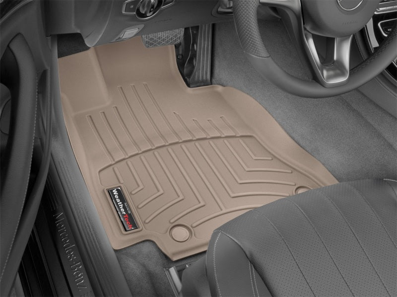 WeatherTech 2020+ Audi A5/S5 Rear (2nd Row) FloorLiners - Tan (COUPE ONLY) - Graveyard Performance