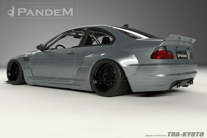 GReddy 99-06 BMW E46 Coupe Pandem Wide Body Rear Fenders (SPECIAL ORDER)