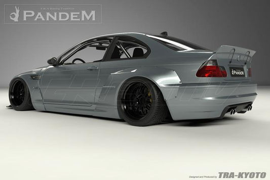 GReddy 99-06 BMW E46 Coupe Pandem Wide Body Rear Fenders (SPECIAL ORDER)