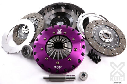 XClutch 96-04 Ford Mustang GT 4.6L 9in Twin Solid Organic Clutch Kit - Graveyard Performance