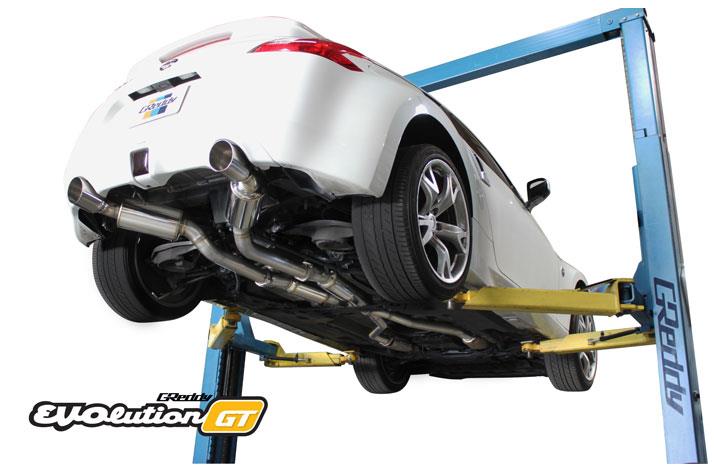 GReddy 09-17 Nissan 370Z Evolution GT Full Dual Cat-Back Exhaust - Graveyard Performance