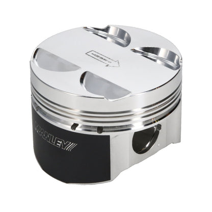 Manley Hyundai Genesis Coupe 2.0L Turbo 86.0mm +.5mm Oversized Bore 9.3:1 Dish Piston Set with Rings - Graveyard Performance