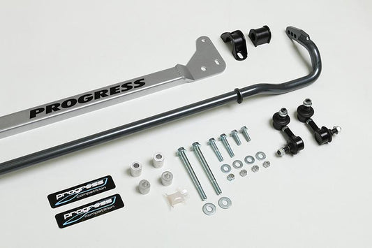 Progress Tech 96-00 Honda Civic Tubular Rear Sway Bar (25mm - Adjustable)