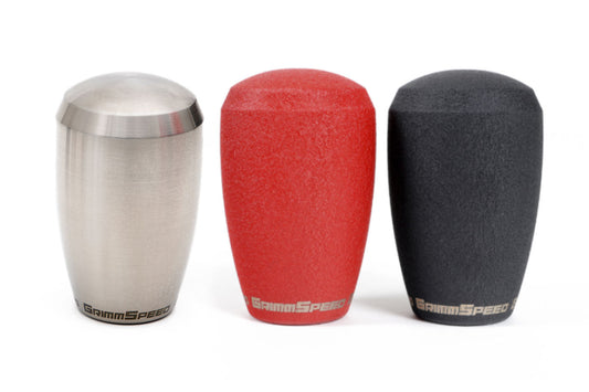 GrimmSpeed Standard Shift Knob Stainless Steel Black M12x1.25 Manual For Subaru
