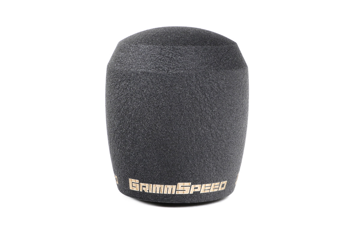 GrimmSpeed Stubby Shift Knob Stainless Steel Black M12x1.25 Manual For Subaru/Ford
